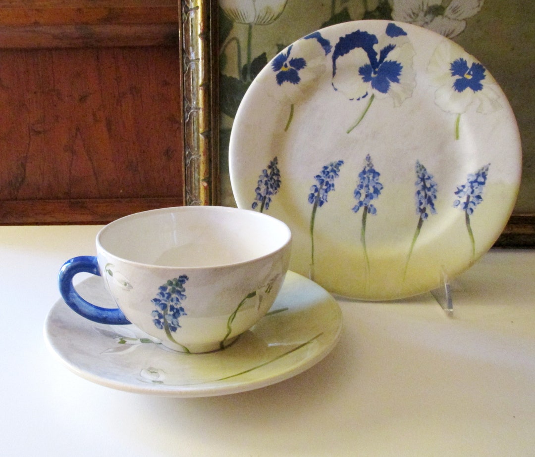 Vintage Gien France alice Dinnerware French Etsy