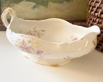 Vintage Haviland Limoges France Gravy Boat, French Sauce Boat