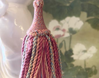 Vintage Houlès, Paris Multi Colored Key Tassel, Provence Collection, Vintage Tassel, French Country Decor, Hand Made, The Gilded Tassel
