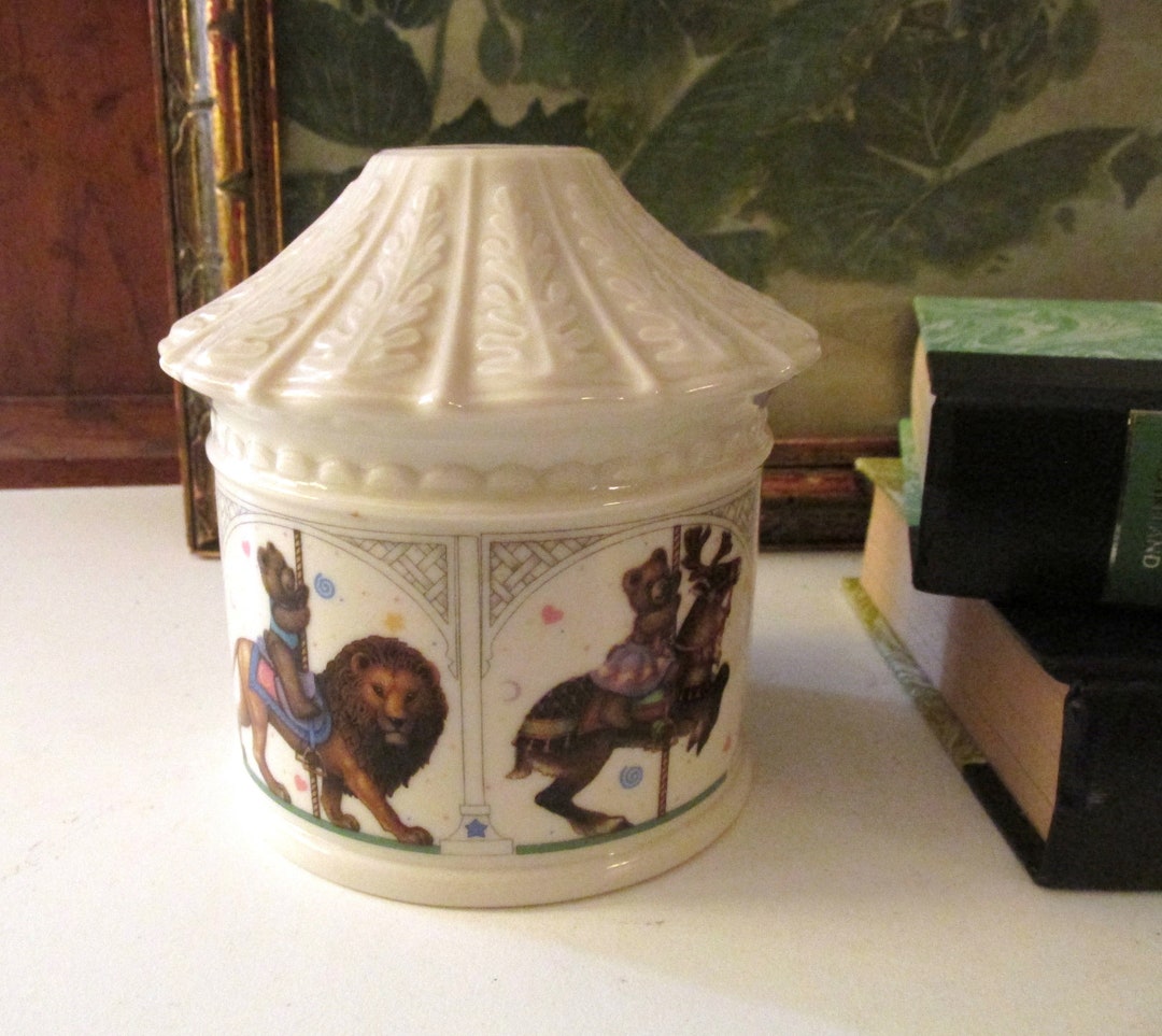 Vintage Lenox USA Carousel Bank Nursery Decor china Etsy