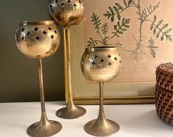 BRASS CANDLESTICKS