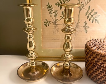 BRASS CANDLESTICKS