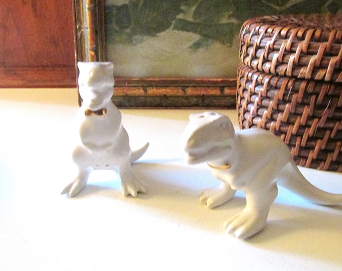 Dinosaur Salt And Pepper Shakers