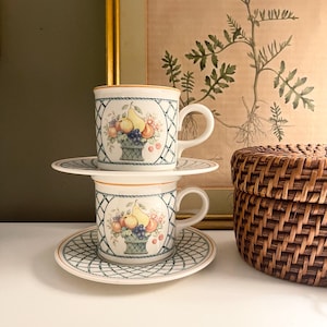 Villeroy and Boch Basket Tea Set - Etsy