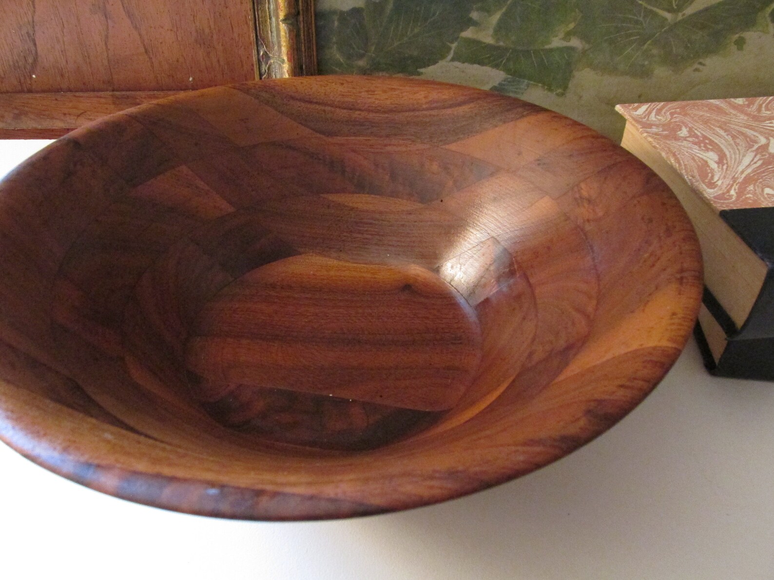 Vintage Burl Walnut Bowl Billings Missouri Wooden Fruit Etsy