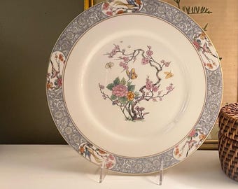 Vintage Lenox USA "Ming" Serving Plate, Chinoiseire Dessert Tray, Round Platter, Chop Plate, Tree of Life, Oriental Decor