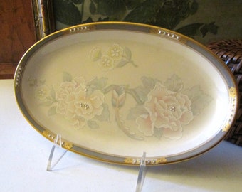 Vintage Lenox "McKinley" Small Oval Tray, Relish Tray, Presidential China, Valet, Grandmillenial China