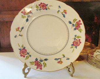 Chinese Flowers Dinner Plate by Wedgwood, Dinner Plate, Colonial Williamsburg , Chinoiserie Dinnerware, English Bone China