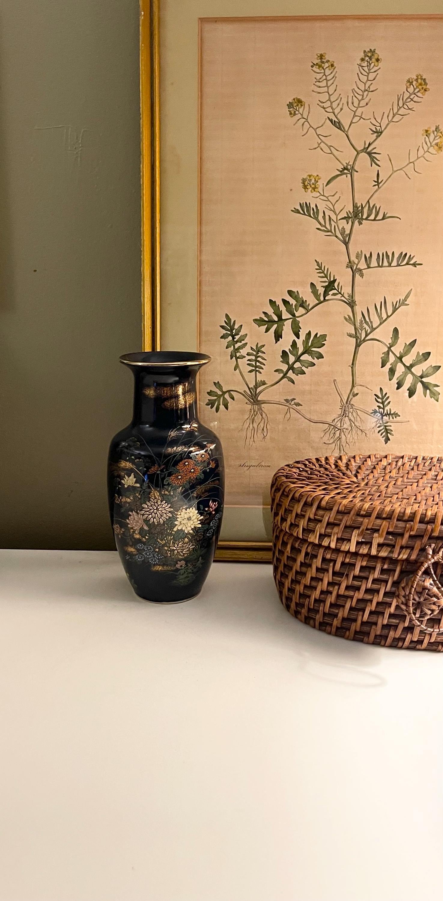 Tenmoku Vase Japan - Etsy