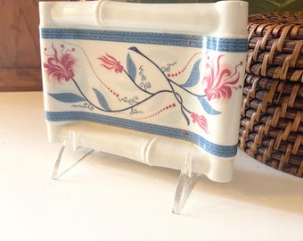 Vintage Elizabeth Arden Small Chinoiserie Trinket Tray, "Royal Pavilion at Brighton" Oriental Decorative Pin Or Soap Dish