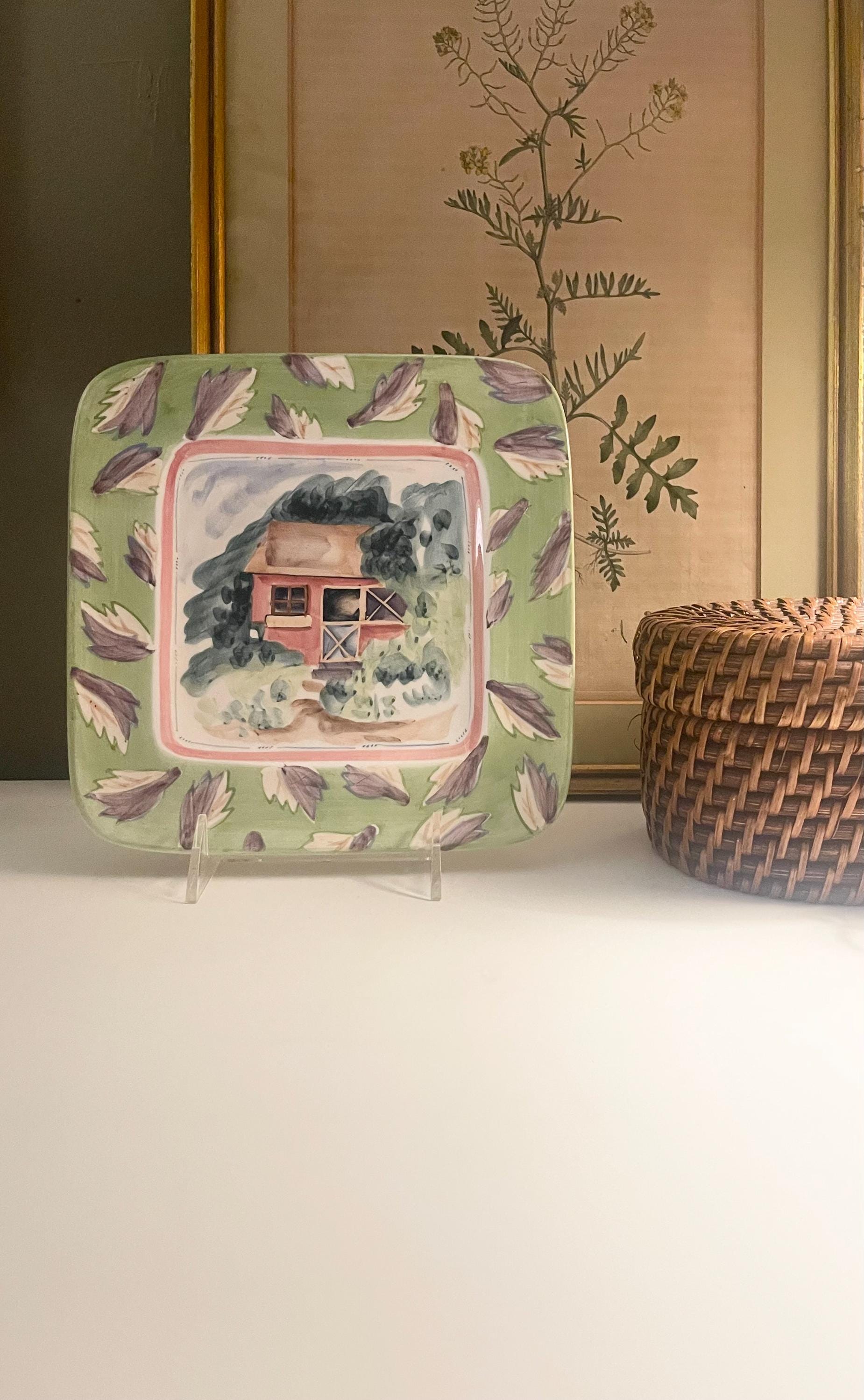 Square Fiesta Ware Plates - Etsy