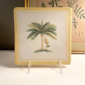 Vintage Italian “Verano Tile”, Williams Sonoma, Banana Tree, Wall Art