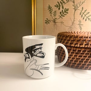1983 Al Hirschfeld Mug, Sammy Davis Jr, African American Celebrity