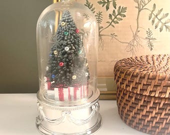 Vintage Reed & Barton Musical Christmas Tree, Silver Plated Home For The Holidays, Original Box
