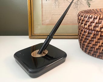 Vintage Sheaffer's Fountain Pen Set, 501H Desk Set With 20FD Pen