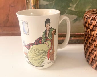Vintage Villeroy & Boch "Design 1900" Mug, Art Nouveau Style Fashion
