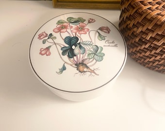 Vintage Villeroy & Boch Trinket Box, Oxalis acetosella", Botanica Collection, Cottage Core Gift p