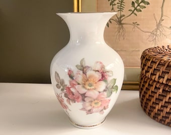 Vintage Schumann Arzberg "Wild Rose" Vase, Cottage Core