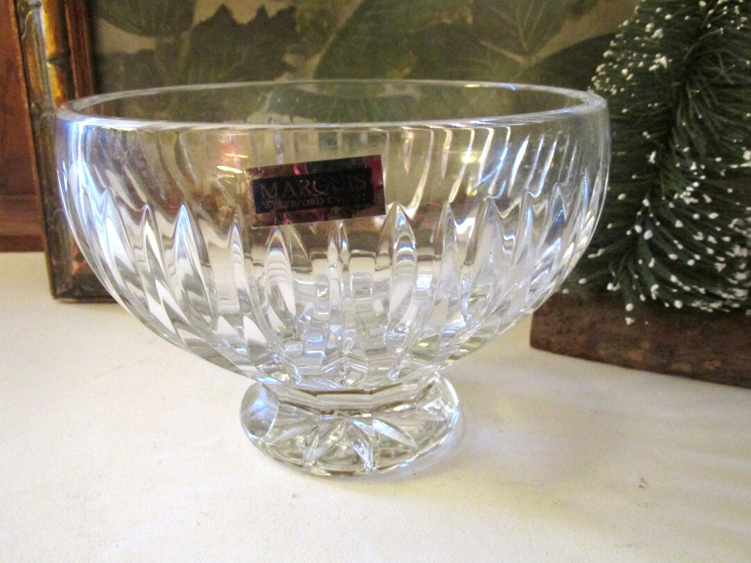 Vintage Marquis by Waterford Crystal Candy Dish, Potpourri Bowl, Dinner