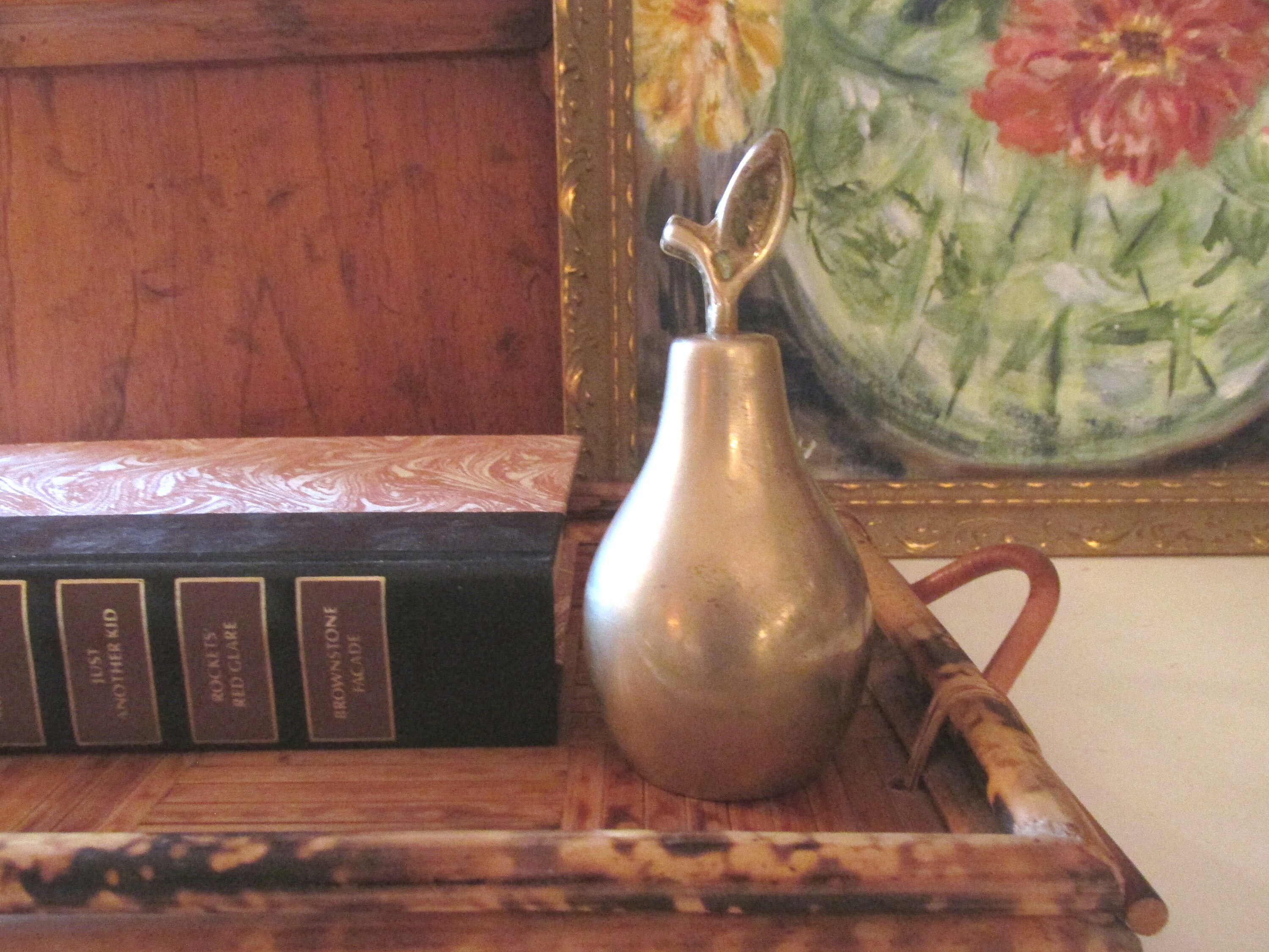 Vintage Brass Pear Bell Brass Dinner Bell Hollywood Regency Etsy