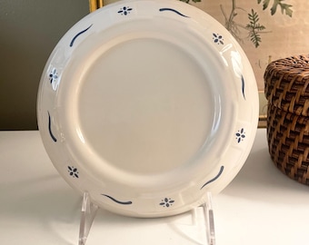 Vintage Longaberger "Woven Traditions"  Classic Blue Pillar Candle Holder