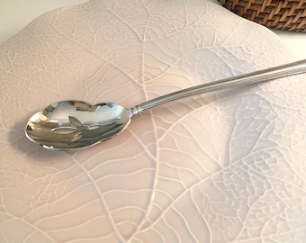 Vintage Princess House "Barrington" Slotted Stainless Serving Spoon