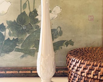 Vintage Lenox USA Tall Bud "Florentine"  Vase, Vanity Decor, Chinoiserie Chic Decor, Birthday Gift