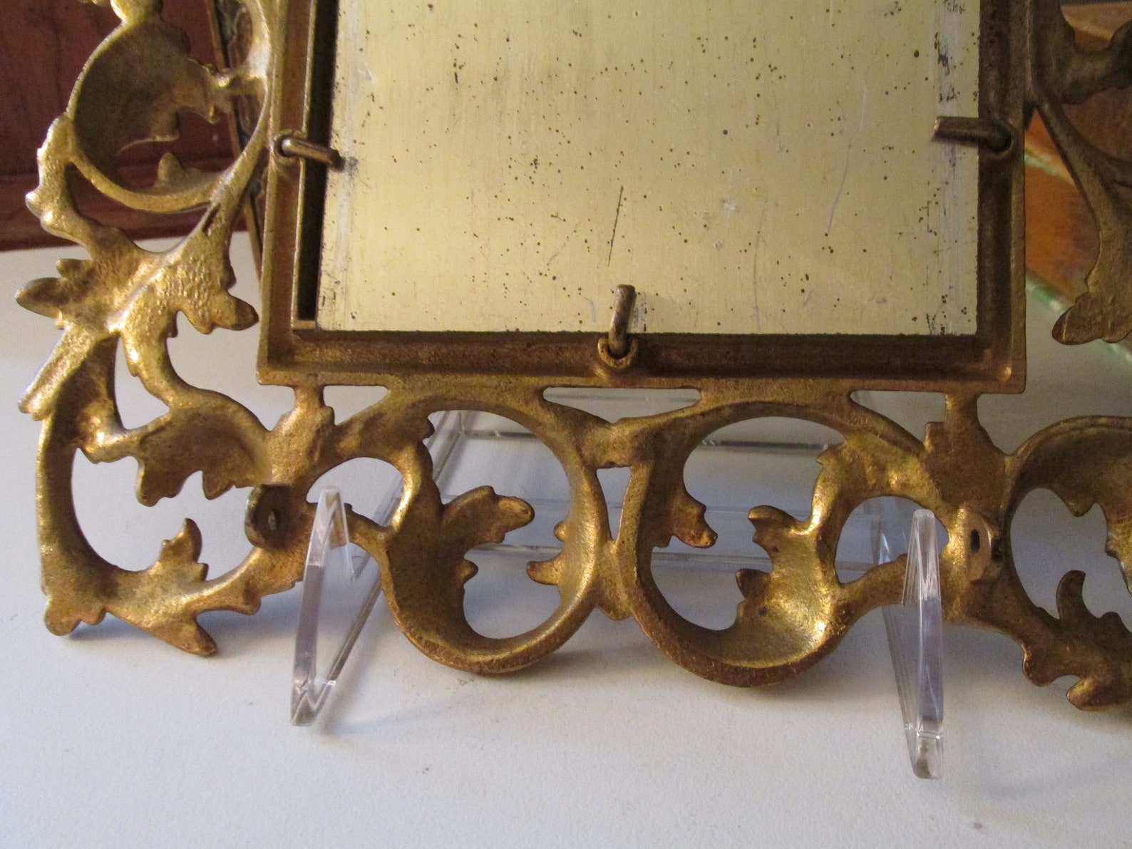 Vintage Ornate Brass Picture Frame Wall Gallery Decor Brass Etsy