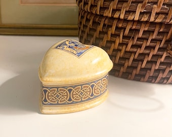 Vintage Irish Treasures Heart Shaped Trinket Box, Royal Tara Ireland