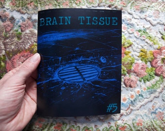 brain tissue #5 comic book art zine