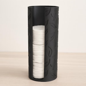 Cotton pad holder – bathroom organizer, cotton swab holder, cotton pad dispenser, cotton pad storage, bathroom accessories model 8