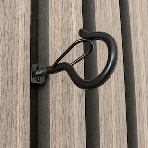 2 * Acoustic panel M4 bolt clamp with hook - Mounting clamp Acoustic without drilling for hanging, accessories, Wall mounting hook akupanel