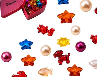 Caja de regalo surtida con perlas de baño, perlas de baño con aceite de soja, hidratantes, relajantes, jabón Montmagny, envases de 35 a 100 unidades.