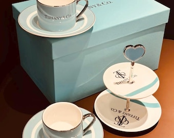Tiffany&Co.Afternoon Tea Cup And Saucer Gift Set