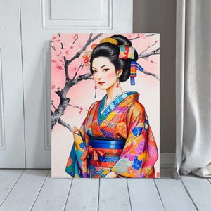 Japanese woman in kimono