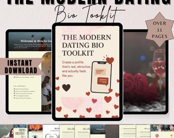 Dating Profile Workbook: Bio Prompts & Templates (Instant Download