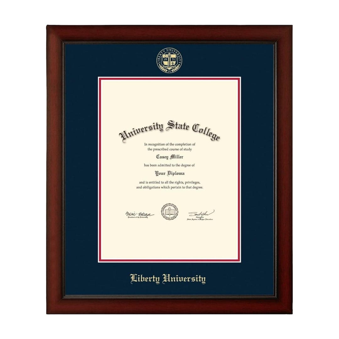 Liberty University Diploma Frame