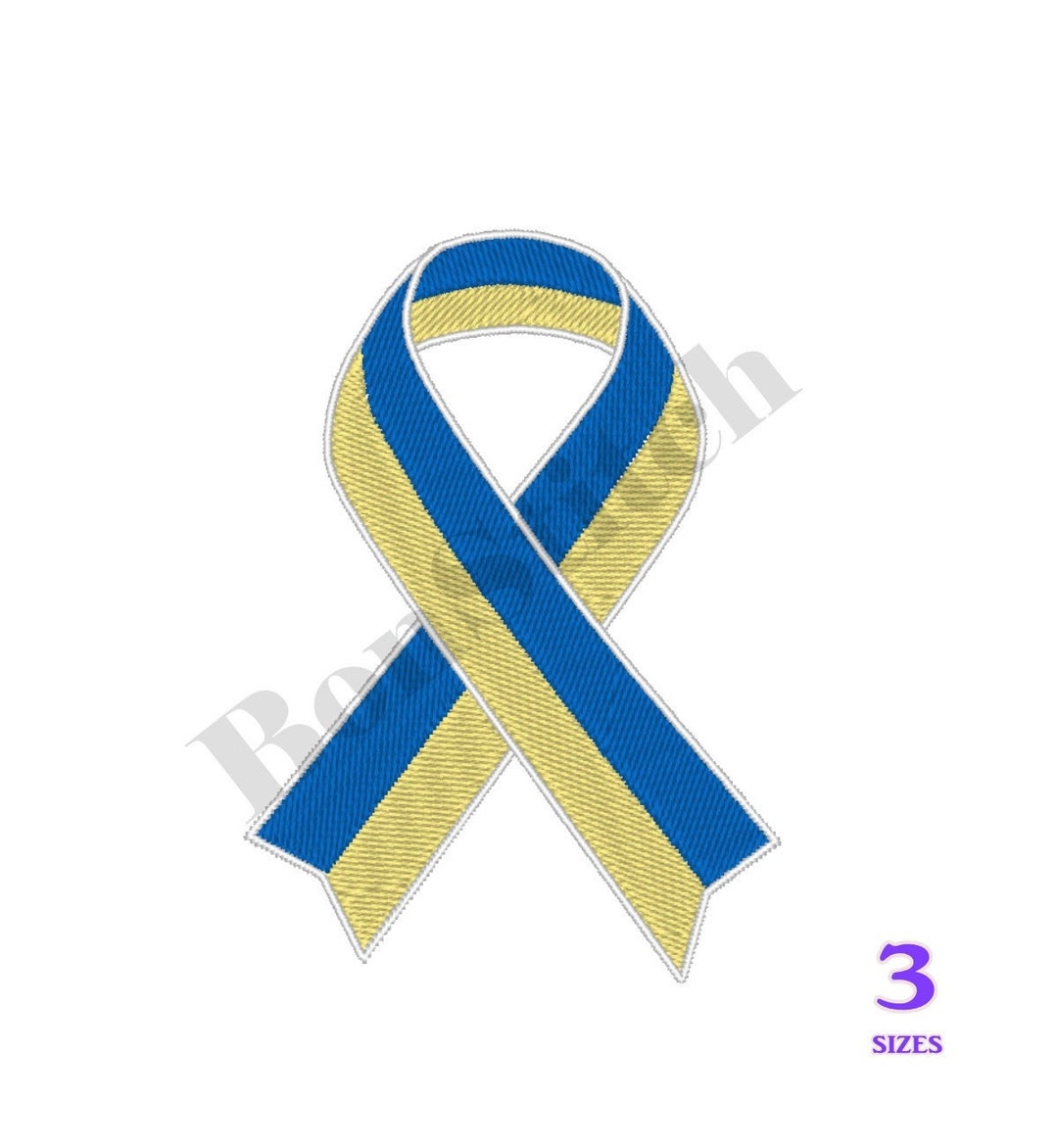 Ukraine Ribbon Support Flag of Ukraine Ribbon. Support Ukraine. - Machine Embroidery Design ...