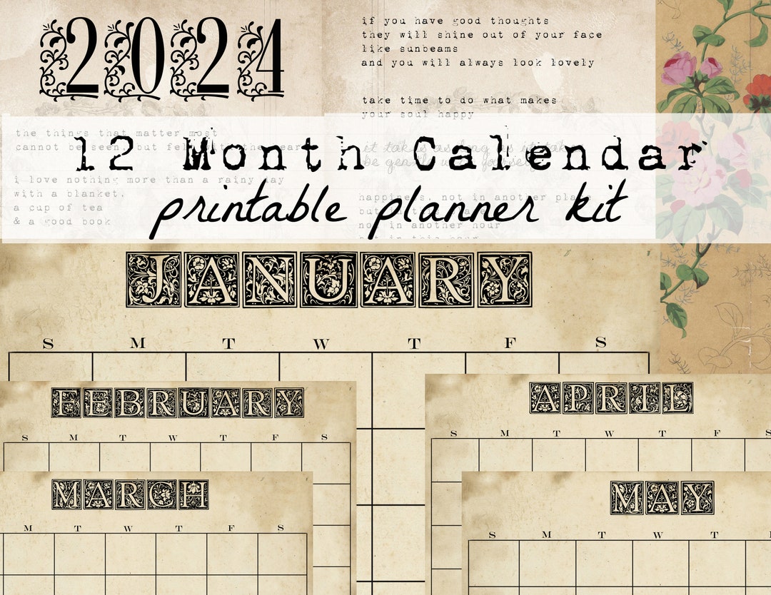 It's back!! The 2024 calendar filled with 12 of my fav artworks from t