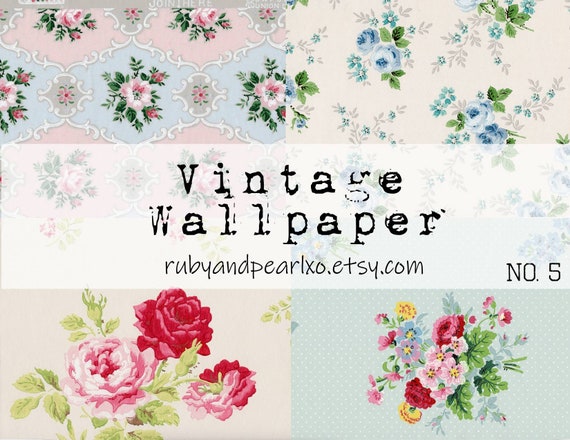 No 5 Vintage Antique Wallpaper Printables Digital Etsy No 5 Vintage Antique Wallpaper Printables Digital Etsy