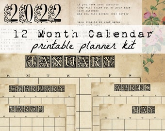 Steampunk Calendar | Etsy