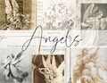Angels - Vintage Printable Collection - Digital Download - Antique Papers - Collage for Journaling and Art