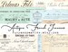 23 Antique French Invoices - Digital Download - Antique Papers  - Printables for Journaling and Art 
