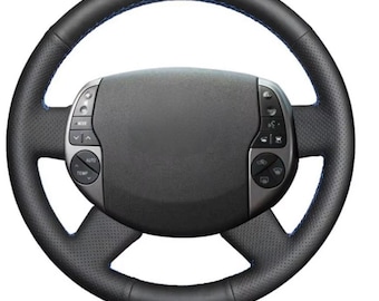 Toyota Prius Steering Wheel Cover | Hand Stitched Leather Braid 2004-2009