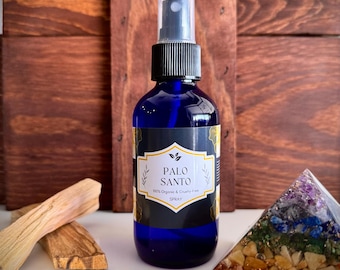 Palo santo spray, protection spray, smudge spray, energy clearing spray