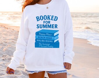 Booked for summer reads book lovers png