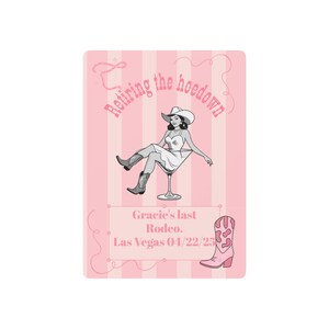 Stylish Poker Playing Cards - Vintage Western Design, Fun Game Night Essential,  Bachelorette Cards