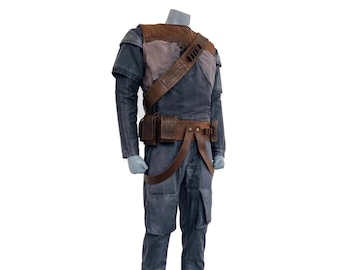 Boba Fett 1313 Cosplay Costume Jumpsuit with Belt & Bandolier | Star Wars Mandalorian Outfit