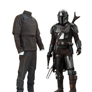 Tuta da volo di Din Djarin in stile Mandaloriano – Costume cosplay di Star Wars in stile Beskar