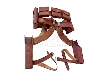 Sabine Wren Cosplay Leather Belt • Star Wars Rebels Costume Holster • Mandalorian Cosplay Accessories